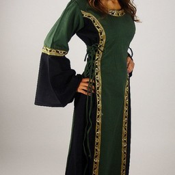 Kleid Cleena grün-schwarz - Celtic Webmerchant