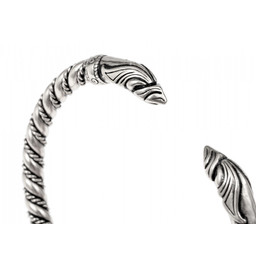 Bracciale corvo vichingo, argentato - Celtic Webmerchant