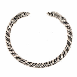 Viking ravne armbånd, forsølvet - Celtic Webmerchant