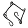 Kettle hook with multiple hooks, 58 cm - Celtic Webmerchant