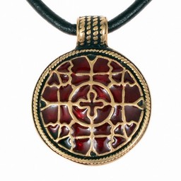 Pendentif Merovingian Hoen, bronze argenté - Celtic Webmerchant