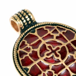 Pendentif Merovingian Hoen, bronze argenté - Celtic Webmerchant