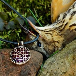 Pendentif Merovingian Hoen, bronze argenté - Celtic Webmerchant