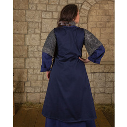 Mittelalterliches Kleid Leandra, dunkelblau - Celtic Webmerchant