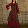 Mytholon Medieval dress Leandra, brown - Celtic Webmerchant