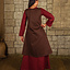 Medieval kjole Leandra, brun - Celtic Webmerchant