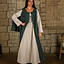 Medieval dress Jasione, green/cream - Celtic Webmerchant