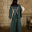 Robe médiévale Jasione, vert / crème - Celtic Webmerchant