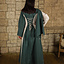 Średniowieczny strój Jasione, zielony / kremowy - Celtic Webmerchant