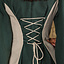 Mittelalterliches Kleid Jasione, grün / creme - Celtic Webmerchant