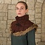 Gambeson collar Nimue wool brown - Celtic Webmerchant