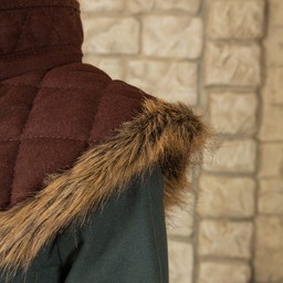 Gambeson findes krave Nimue uld brun - Celtic Webmerchant