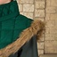 Gambeson collar Nimue wool green - Celtic Webmerchant