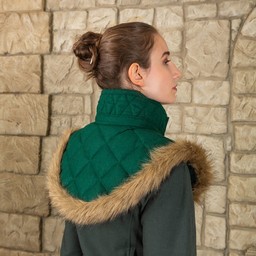 collare Gambeson Nimue lana verde - Celtic Webmerchant