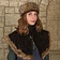 Mytholon Gambeson collare Nimue camoscio nero in pelle - Celtic Webmerchant