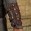 Geralt bottle vambrace, brown, left - Celtic Webmerchant