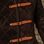 Set completo Gambeson Arthur in pelle scamosciata marrone - Celtic Webmerchant