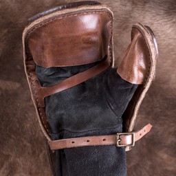 Full contact leather glove, left hand - Celtic Webmerchant