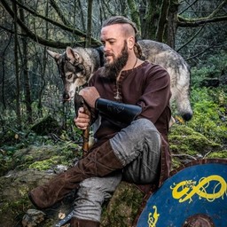 Zamszowe botki Rolf w kolorze ciemnobrązowym - Celtic Webmerchant