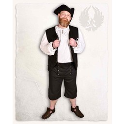 Pantalon pirate Franklin, noir - Celtic Webmerchant