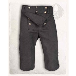 Pantalon pirate Franklin, noir - Celtic Webmerchant