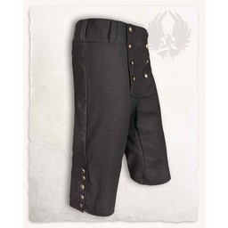 Pantalon pirate Franklin, noir - Celtic Webmerchant