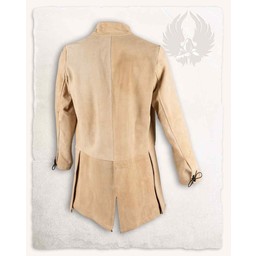 17th Century Suede jacket Tilly, Sand (buffcoat) - Celtic Webmerchant