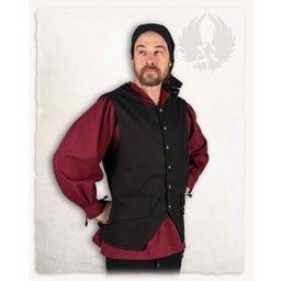 Pirate Vest Fletcher, svart - Celtic Webmerchant