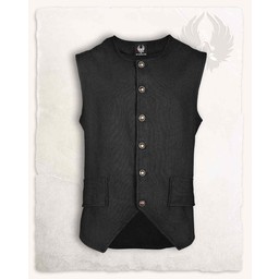 Pirate Vest Fletcher, czarny - Celtic Webmerchant