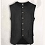 Pirate Vest Fletcher, czarny - Celtic Webmerchant