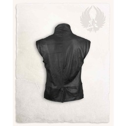 Doublet en cuir tilly, noir - Celtic Webmerchant