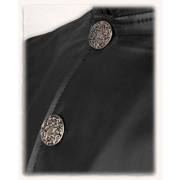 Doublet en cuir tilly, noir - Celtic Webmerchant