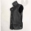 Doublet en cuir tilly, noir - Celtic Webmerchant