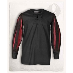 Landsknecht shirt Tom, Black/Red - Celtic Webmerchant
