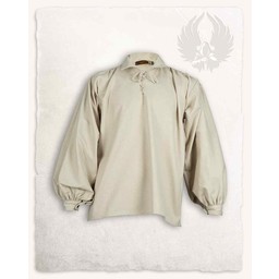 Camicia medievale Jonathan, crema - Celtic Webmerchant