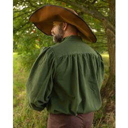 Camisa medieval Ansgar, verde - Celtic Webmerchant