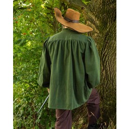 Camicia medievale Ansgar, verde - Celtic Webmerchant