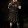 Mytholon Leather gambeson skirt Tenebra, brown - Celtic Webmerchant