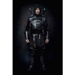 Leather armor Rasmus, black - Celtic Webmerchant