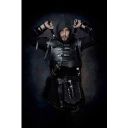 Leather armor Rasmus, black - Celtic Webmerchant