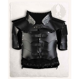 Leather armor Rasmus, black - Celtic Webmerchant