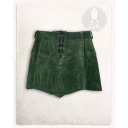 Falda de cuero Nuala, verde - Celtic Webmerchant