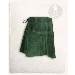 Leren rok Nuala, groen - Celtic Webmerchant