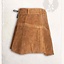 Læder nederdel nuala, lysebrun - Celtic Webmerchant