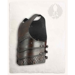 Armure en cuir Gawain, marron - Celtic Webmerchant