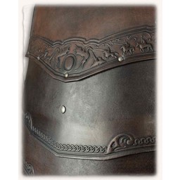 Armure en cuir Gawain, marron - Celtic Webmerchant