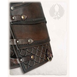 Armure en cuir Gawain, marron - Celtic Webmerchant