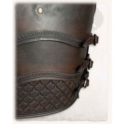 Armure en cuir Gawain, marron - Celtic Webmerchant