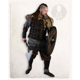 Leather armor Berengar, black - Celtic Webmerchant