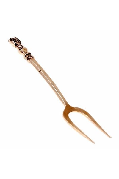 Fork medievale con la testa delle ragazze - Celtic Webmerchant